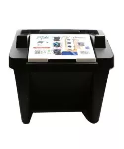 PATTUMIERA "MODA" NERO E BIANCO, 30LT