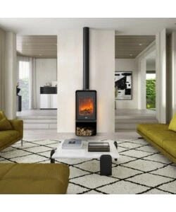Stufa a legna modulare Canadian Stove "Alberta Evo" nero 8,5 kW