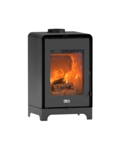 STUFA A LEGNA MODULARE CANADIAN STOVE "ALBERTA EVO" NERO 7,5 KW