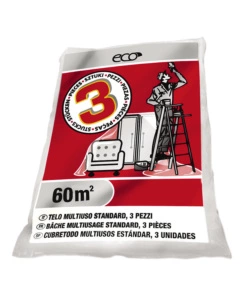 SET 3 TELI DI PROTEZIONE PER PITTURA "ULTRA FINE" 4X5 MT