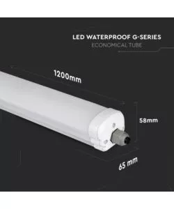 LED IMPERMEABILE 36 W 4500 K 4320 LM, 120 CM