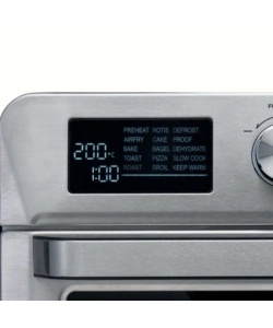 FRIGGITRICE E FORNO AD ARIA CALDA "AIRY" ACCIAIO, 25 LT - ARIETE