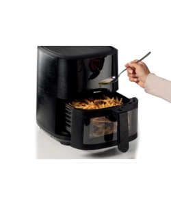 FRIGGITRICE AD ARIA CALDA "AIRY FRYER" NERA, 6 LT - ARIETE