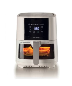 FRIGGITRICE AD ARIA CALDA "AIRY FRYER" BIANCA , 6 LT - ARIETE