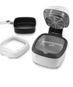 FRIGGITRICE AD ARIA "FH2101.W" DE LONGHI CON CESTELLO, CAPACITA' 1,25 LITRI