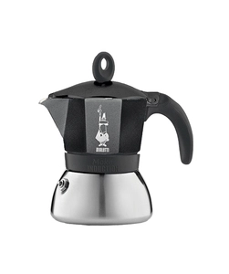 MOKA ELETTRICA NERA AD INDUZIONE BIALETTI, 6 TAZZE