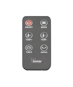 TERMOVENTILATORE PTC ELETTRONICO BIMAR "HP 130" CON WIFI NERO 2000 W