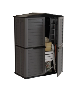 CASETTA DA ESTERNO IN RESINA ARTPLAST "GARDEN SHED" ANTRACITE 151X83X198 CM