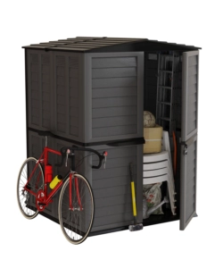 ESTENSIONE PER CASETTA DA ESTERNO IN RESINA "GARDEN SHED" ANTRACITE