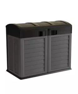 BAULE DA ESTERNO IN RESINA ARTPLAST "GARDEN SHED" COLORE ANTRACITE 1200 LITRI, 146X87X119 CM
