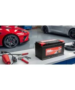 BATTERIA AUTO 100AH 12V 770A POLO POSITIVO DESTRO CASSETTA L5