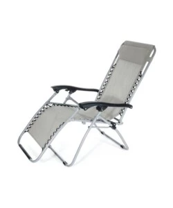 SDRAIO DA ESTERNO CON BRACCIOLI "IBIZA" COLORE GRIGIO, 75X66X110 CM