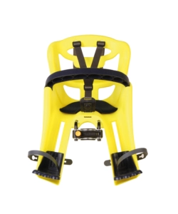 SEGGIOLINO PER BICI ANTERIORE BELLELLI "TATOO PLUS" GIALLO, PORTATA MASSIMA 15 KG