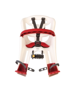 SEGGIOLINO POSTERIORE BICI BELLELLI "TATOO PLUS" BIANCO/ROSSO