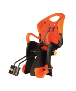 SEGGIOLINO BICI POSTERIORE BELLELLI "TIGER" ARANCIONE PORTATA MASSIMA 22 KG