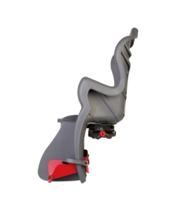 SEGGIOLINO PER BICI POSTERIORE BELLELLI "B-ONE" ATTACCO AL PORTAPACCHI GRIGIO SCURO, PORTATA MASSIMA 22 KG
