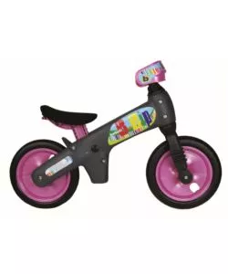 BELLELLI BICICLETTA SENZA PEDALI B-BIP GRIGIA-ROSA