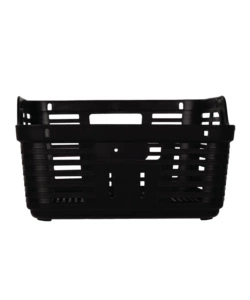 CESTINO POSTERIORE PER BICICLETTA BELLELLI "ZIGZAG" NERO, 38X33X19 CM