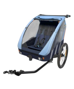 RIMORCHIO PASSEGGINO BICI 2IN1 AZZURRO - BELLELLI