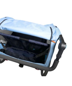 RIMORCHIO PASSEGGINO BICI 2IN1 AZZURRO - BELLELLI
