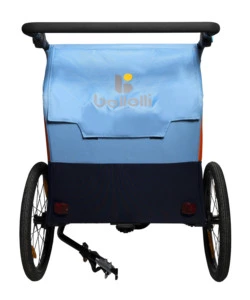 RIMORCHIO PASSEGGINO BICI 2IN1 AZZURRO - BELLELLI