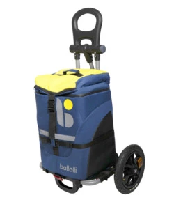 BORSA PER BICI BELLELLI "B-TOURIST" BLU/GIALLO, PORTATA MASSIMA 25 KG
