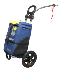 BORSA PER BICI BELLELLI "B-TOURIST" BLU/GIALLO, PORTATA MASSIMA 25 KG