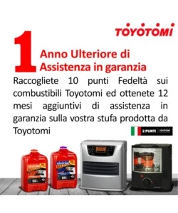 6 TANICHE DA 20 LITRI DI COMBUSTIBILE LIQUIDO "TOYOTOMI PRIME" - TOTALE DI 120 LITRI