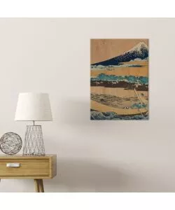 QUADRO IN LEGNO "FUJI", 47X67 CM