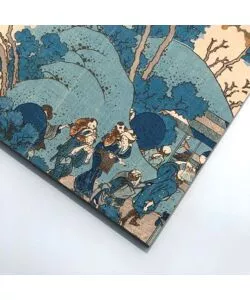 QUADRO IN LEGNO "JAPANESE FLOWER", 47X67 CM