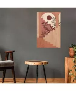 QUADRO IN LEGNO "ARCHITETCTURES ABSTRACT", 47X67 CM