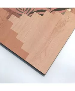 QUADRO IN LEGNO "ARCHITETCTURES ABSTRACT", 47X67 CM