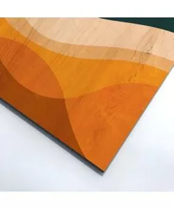 QUADRO IN LEGNO "DESERT NIGHT", 47X67 CM