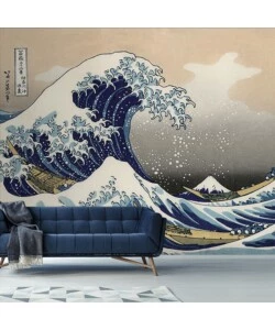 FOTOMURALE ADESIVO "HOKUSAI" IN PVC, 312X280 CM