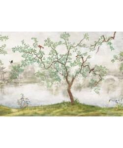FOTOMURALE ADESIVO "JAPANESE LAKE" IN PVC, 312X280 CM
