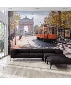 FOTOMURALE ADESIVO "MILANO" IN PVC, 312X280 CM