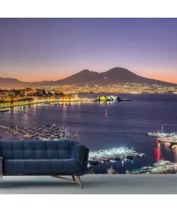 FOTOMURALE ADESIVO "NAPOLI" IN PVC, 312X280 CM