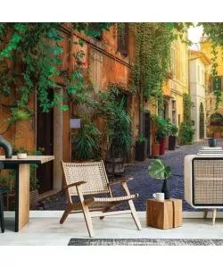 FOTOMURALE ADESIVO "TRASTEVERE" IN PVC, 312X280 CM
