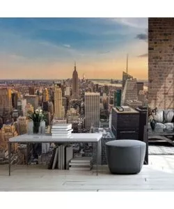 FOTOMURALE ADESIVO "NEW YORK" IN PVC, 416X280 CM