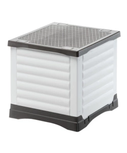 CUCCIA PER ANIMALI DA ESTERNO FERPLAST "PETVILLA 50" IN RESINA TERMOPLASTICA GRIGIO 38,5X43X38,5 CM