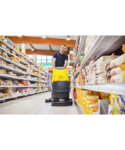 LAVASCIUGA PAVIMENTI A BATTERIA PROFESSIONALE - LAVOR - 500/800 MM 2000 MQ/H 44/60 L 24 V