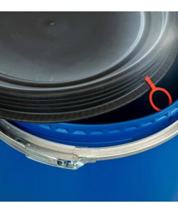 FUSTO IN PLASTICA AD APERTURA TOTALE, CAPACITÀ 120 LITRI
