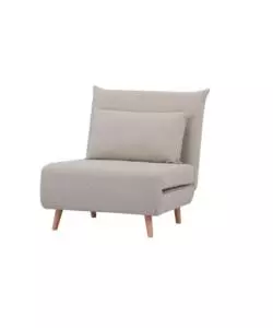 POLTRONA LETTO "DREAM" TESSUTO BEIGE, 82X90X84 CM