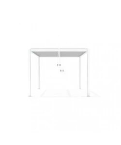 GAZEBO PERGOLA BIOCLIMATICA DA ESTERNO ELICA GARDEN BIANCA IN ALLUMINIO - 3X4 M