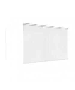 PANNELLO LATERALE PER GAZEBO PERGOLA BIOCLIMATICA DA ESTERNO ELICA GARDEN BIANCO, 4X4 MT