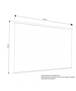 PANNELLO LATERALE PER GAZEBO PERGOLA BIOCLIMATICA DA ESTERNO ELICA GARDEN ANTRACITE, 4X4 MT