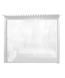 PANNELLO LATERALE MANUALE ELICA GARDEN PER PERGOLA BIOCLIMATICA IN PVC BIANCO LATO 3 MT
