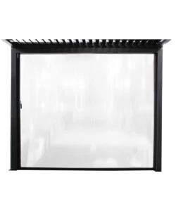 PANNELLO LATERALE MANUALE ELICA GARDEN PER PERGOLA BIOCLIMATICA IN PVC ANTRACITE LATO 3 MT