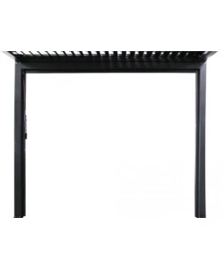 PANNELLO LATERALE MANUALE ELICA GARDEN PER PERGOLA BIOCLIMATICA IN PVC ANTRACITE LATO 3 MT