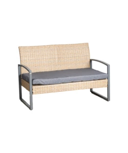 SET DA GIARDINO EUROGARDEN "IRIS" MIELE 4 SEDUTE E TAVOLINO
